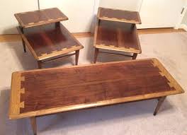 Mid Century Lane Acclaim Wood Coffee Table End Table Set Vintage Early 60s Danish Mid Century Furniture Mid Century Modern Furniture Mid Century Modern Decor