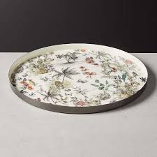 Browse our full range of products from dressing tables to complete modern kitchens. Jungle Print Enamel Serving Tray Reviews Cb2