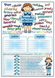 Positive personality adjectives to describe a person. English Esl Adjectives To Describe Personality And Character Worksheets Most Downloaded 449 Results