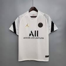 The new home kit will feature three color stripes; Top Thai Quality 1 1 Copy 20 21 Psg Pre Match Training Suit Football Jersey White Soccer Jersey Men Kit Football Shirt Kit Mbappe 7 Cavani 9 Neymar 10 Diy Print Ready In Stock Cod Shopee Malaysia
