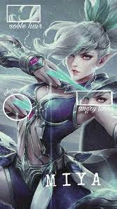 Mlbb Miya Wallpaper Desain Karakter Game Animasi Gambar Teman