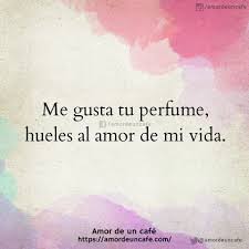 Me Gusta Tu Perfume Hueles Al Amor De Mi Vida Frases Bonitas Frases Cursis Amor De Mi Vida