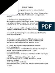 1st, jazakillah untuk info yg sgt mmbantu, di sini, sy nk tnye sedikit soaln. Cara Shalat Tasbih