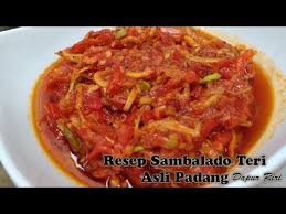 Sate padang a dish from padang and the surrounding area in western sumatra , which is made from cow or goat offal and meat boiled in spicy broth then grilled. Sambel Teri Rumah Makan Padang Youtube