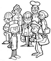 Dibujos de profesiones para colorear ☺. Dia Del Trabajo Para Colorear Artofit