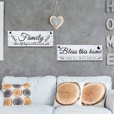 5 out of 5 stars (101) $ 27.99. Buy Jetec 2 Pieces Family Rustic Wooden Signs Bless This Home Wooden Wall Art Decor Farmhouse Family Entryway Sign Home Decoration For Bedroom Living Room Office Home Wall Decor 13 8 X 4 7
