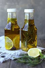 Rosemary And Lemon Infused Olive Oil Garden In The Kitchen Recipe Infused Oil Recipes Olive Oil Recipes Flavored Olive Oil