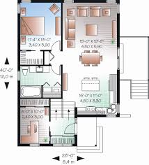 Second Floor Of Small Home Office In A Split Level House Plans Contemporary House Plans Modern Style House Plans