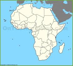 The african continent contains 5 subregions. Blank Map Of Africa