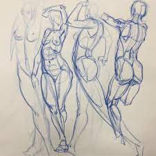 Gefaellt 6583 Mal 7 Kommentare - Will Weston Willwestonstudio Auf Instagram Demo In A Students Drawing Pad Bas Human Anatomy Art Drawings Figure Drawing
