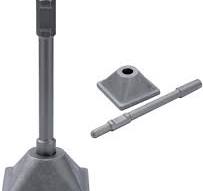 TOPWAY PH65 121146 9kg Jack Hammer with Hex Shank and Plate for Electric  Demolition Jack Hammer Concrete Breaker