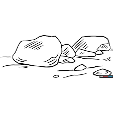 rock art coloring page
