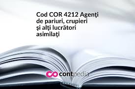 Operator calculator si retele, cod cor 351101. Cod Cor 4212 AgenÅ£i De Pariuri Crupieri Si AlÅ£i LucrÄtori AsimilaÅ£i