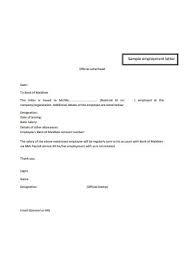 Joining in new company attendance letter. 40 Sample Employment Letters In Pdf Ms Word