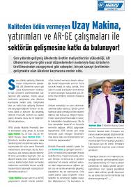 Hidrolik Pnomatik Dunyasi Dergisinin 2014 Son Sayisinda Yatirimlarimiz Ve 2014 U Nasil Tamamladigimiza Dair Aciklamalarimizin Yer Aldigi Ha Yatirim Haber Dergi