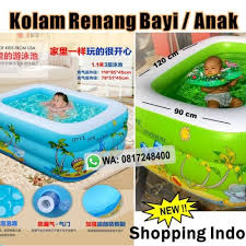Hal tersebut akan memudahkan anda dalam mengisi air ke kolam renang dan pastinya dapat menopang air maupun beban tubuh anak ketika berada di dalamnya. Jual Kolam Renang Bayi Anak Karet Bonus Pompa Angin Portable Mudah Dibawa Jakarta Selatan Shopping Indonesia Tokopedia