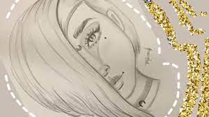 easy and cool pencil drawing how to draw a face of a girl in halloween pencildrawings howto howtodr pencil drawings cool pencil drawings pictures to draw