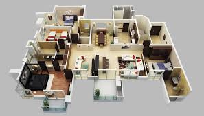 50 Four 4 Bedroom Apartment House Plans Architecture Design 4 Bedroom House Plans 4 Bedroom House Designs Bedroom House Plans