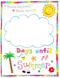 Countdown To Summer Free Printable Happy Home Fairy School Countdown Summer Calendar