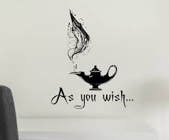 To cure a prince's murderous madness, scheherezade tells him a series of wondrous stories.a As You Wish Decal Wish Wall Decal Genie Lamp Decal Genie Etsy