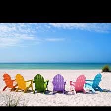 Colorful Adirondack Chairs For Dream Home On The Lake Beach Wallpaper Outdoor Summer Beach Vacations