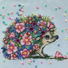 Stitch a single motif of the border or repeat the pattern as many times as you want. Hedgehog Cross Stitch Pattern Pdf Instant Download Spring Etsy Cross Stitch Flowers Cross Stitch Hedgehog Cross Stitch