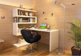 White Home Or Office Desk With Built In Bookcase Made With Storage In Mind The Desk Is The Perf Modern Office Desk Modern Computer Desk Home Office Furniture