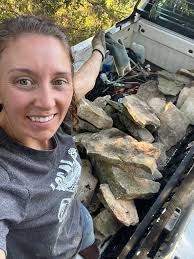 Already picked 80lbs of pears for the school 🍐, hauled rock for the  wildlife habitat garden 🪨🌿, and now working