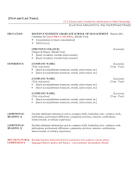 Each resume template is expertly designed and follows the exact. 1st Year Mba Resume Template