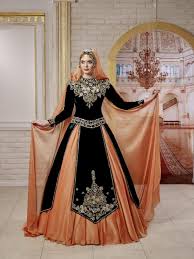 On 1513 Tesettur Kinalik Nisanlik Attractive Dresses Arabian Dress Historical Dresses