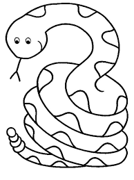 Simple cute cartoon snake coloring pages. Pin On Free Coloring Pages
