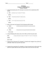 Biology transcription and translation practice worksheet answers pdf. Protein Synthesis Practice Problems Name Block Ap Biology Chapter 14 Protein Synthesis Practice Problems 1 Using The Base Paring Rules Fill In The Course Hero