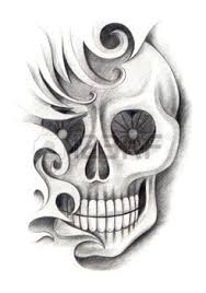 Dessin de tete de mort. Epingle Sur Tatoo