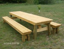 Plans For Picnic Tables With Separate Benches Picnic Table Plans Picnic Table Octagon Picnic Table
