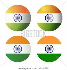 Auf der food & hotel india (fhi), die vom 5. Set Round Flags India Vector Photo Free Trial Bigstock
