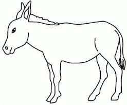 Donkey coloring page for toddlers. Donkey Coloring Pages For Kids Preschool And Kindergarten Donkey Coloring Page Coloring Pages For Kids Coloring Pages