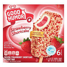 Good Humor Strawberry Shortcake Frozen Dessert Bars 6 Count Walmart Com Strawberry Shortcake Bars Strawberry Shortcake Ice Cream Good Humor Ice Cream