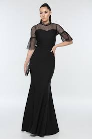 Balik Model Kisa Kol Siyah Abiye Kapida Odemeli Ucuz Bayan Giyim Online Alisveris Sitesi Modivera Com Siyah Abiye The Dress Giyim