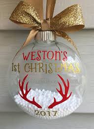 Enjoy free shipping on most stuff, even big stuff, this holiday season. Baby S First Christmas Ornament Baby S 1st Christmas Etsy Baby S 1st Christmas Ornament Christmas Ornaments Christmas Glitter Ornaments