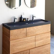 These are our photos collection about meuble salle debain. Meuble Chene Avec Vasque En Pierre 120 Cm Salle De Bain Tikamoon