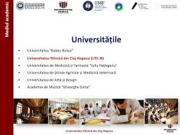 Citeste acum toate articole despre universitatea de arta si design cluj pe digi24.ro. Universitatea TehnicÄƒ Din Cluj Napoca Ppt Download