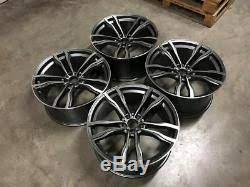 22 X5 X6 612m Style Jantes En Alliage Gun Metal Usinees Bmw E70 E71 F15 F16