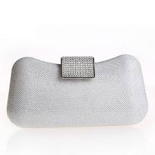Black And Silver Clutch Purse Silver Evening Bag Clutch Purse With Rhinestone And Chains Partybag Partycloth Party Partywine Partyid Silver Evening Bags Evening Clutch Bag Clutch Purse