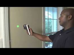 If you are looking for air leaks around a window, first, scan the surrounding area around the window to calibrate the temperature. Black Decker Thermal Leak Detector Tld100 Youtube