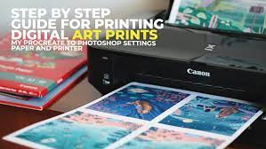 Printing art can be overwhelming but, for an artist, mastering the printing process is essential. Preparing Digital Artwork For Print Digital Artwork Digital Art Prints Digital Art Illustration