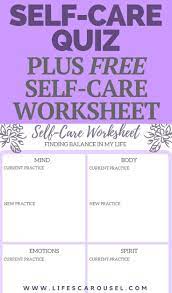 Self Care Assessment To Find Balance In Your Life Self Care Worksheets Finding Balance Self Help