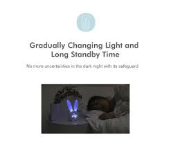 It's so loud that it not only wakes me up, but scares the. Bunny Ear Alarm Clock Electronic Led Display Sound Control Rabbit Night Lamp Ebay