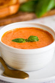 Made it today with our fresh garden tomatoes, carrot and basil. Easy Tomato Soup Recipe For Two Baking Mischief