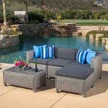 Small L Shaped Outdoor Couch Outdoor Sofa Sets Wicker Outdoor Sectional Wicker Patio Sectional