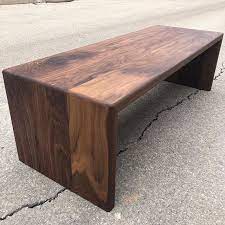 Beautiful Waterfall Style Coffee Table Love The Rounded Edges Coffee Table Furniture Bedroom Design